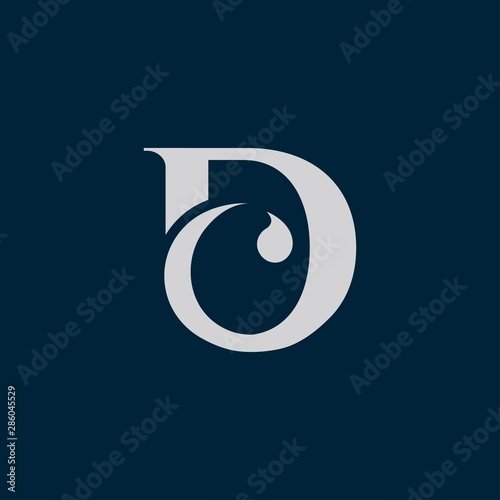 Letter D C icon logo design template.creative initial C D symbol. DC logo photo