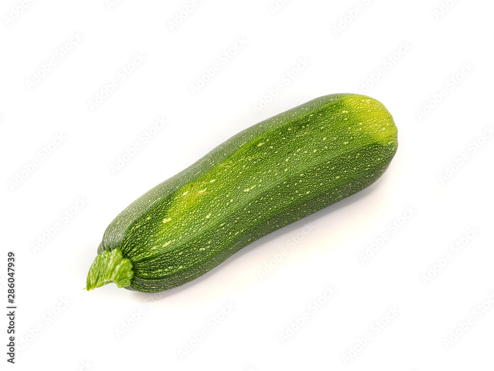 Fresh zucchini isolated on white background. Fresh zucchini isolated on white background.