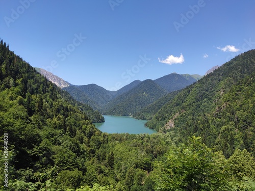 lake in mountains