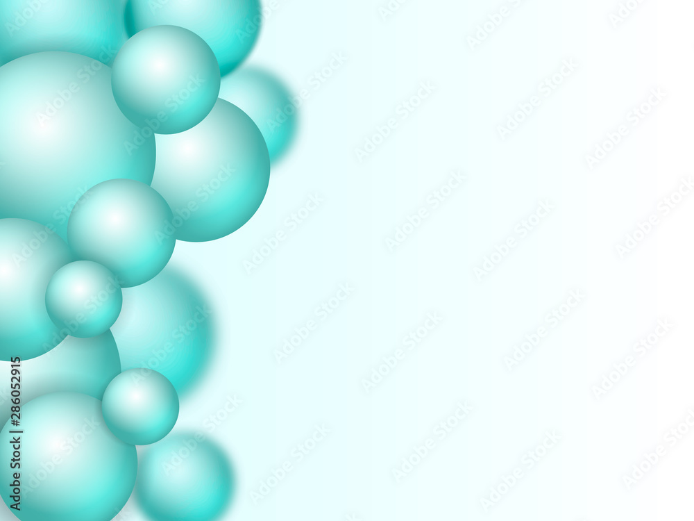 Abstract trendy pattern with blue spheres. Vector illustration for poster Abstract trendy pattern with blue spheres. Vector illustration for poster