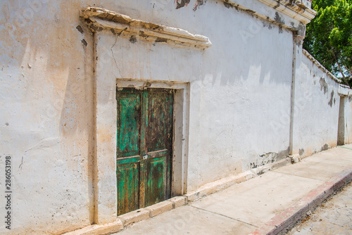 old house on the street of San Ignacio, near the San Ignacio Mission