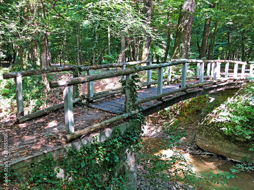 Park of Pejacevic Castle or Perivoj dvorca Pejacevic ili Nasicki gradski park - Nasice, Croatia photo