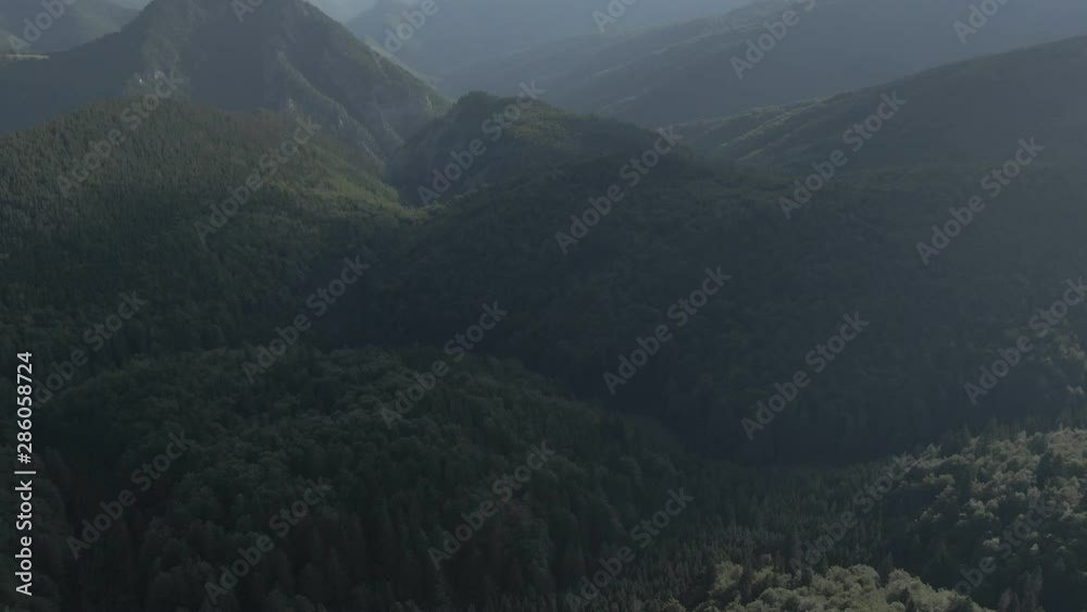 Panoramic shot with an majestic green region during the day Panoramic shot with an majestic green region during the day