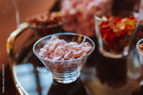 Candybar auf einer Hochzeit photo