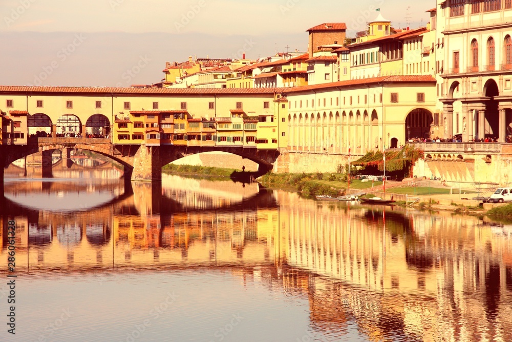 Florence. Vintage filtered color style.