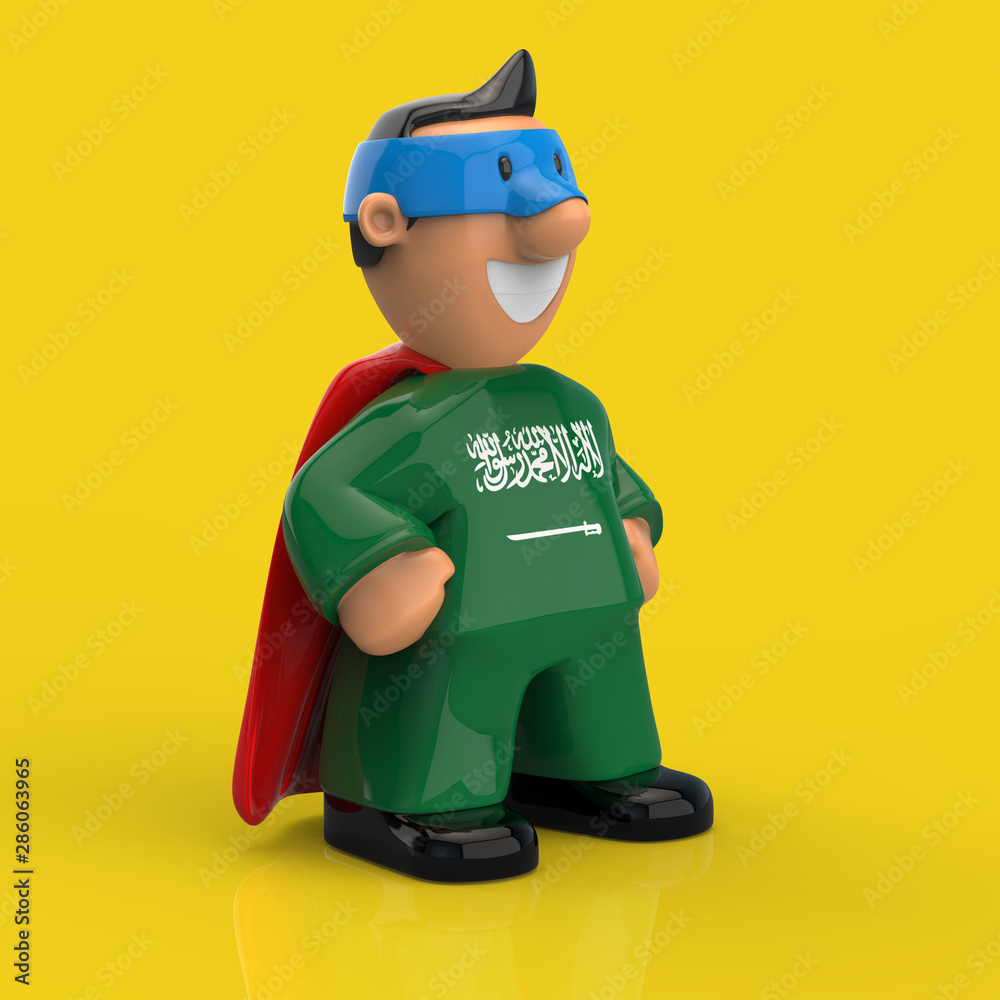 Superhero concept - 3D Illustration Superhero concept - 3D Illustration