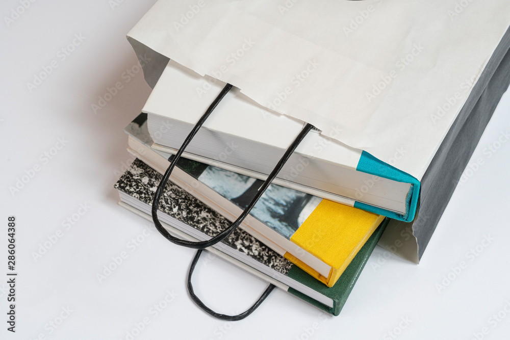books in a paper pag books in a paper pag
