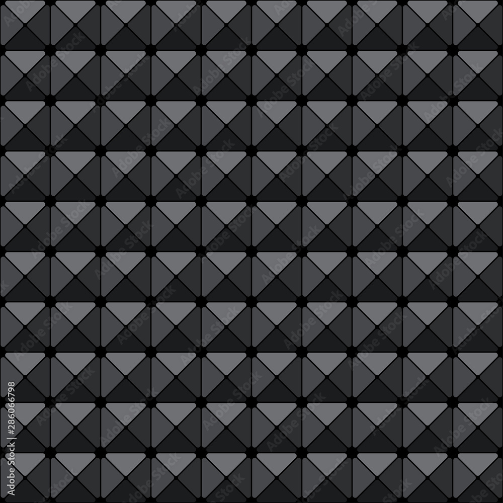 Obraz premium Seamless futuristic geometric cyberpunk pattern.