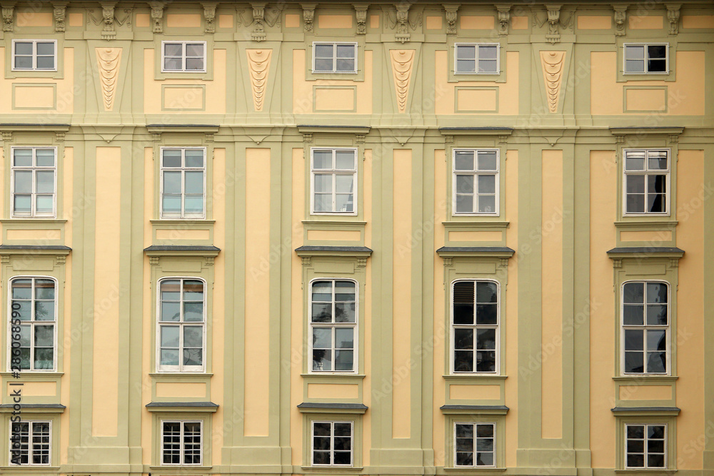 old building facade detail in Vienna Austria