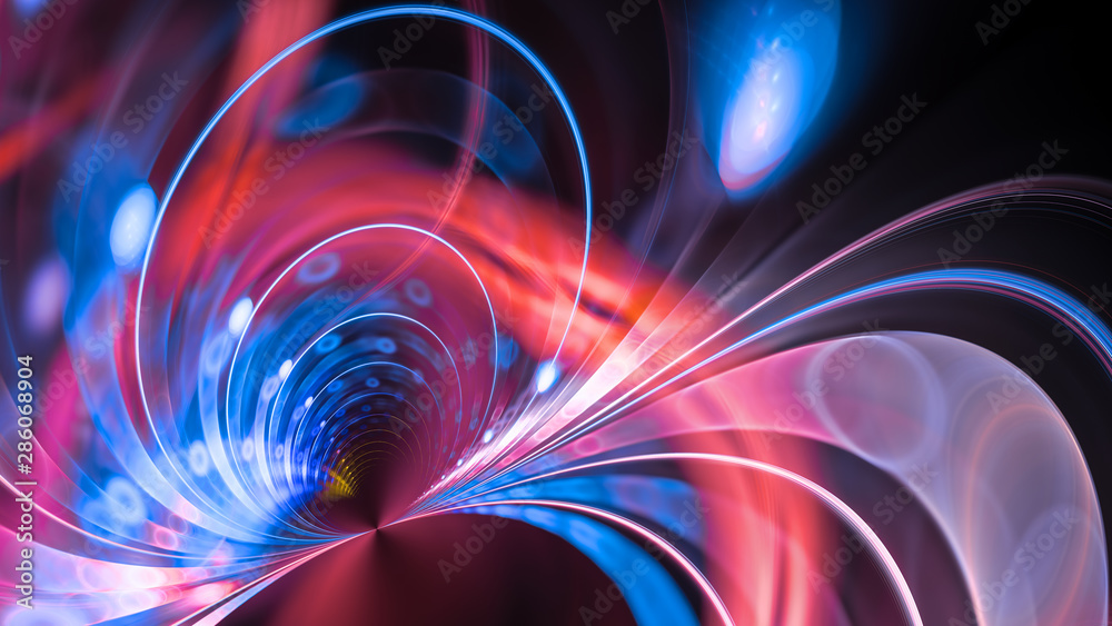 Infinity colorful glowing bipolar curves abstract background Infinity colorful glowing bipolar curves abstract background