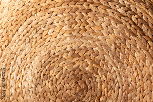 фотографія Pouf en fibre de bananier