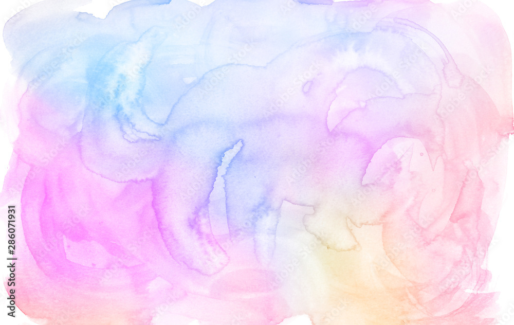 Abstract colorful watercolor paper texture background.
