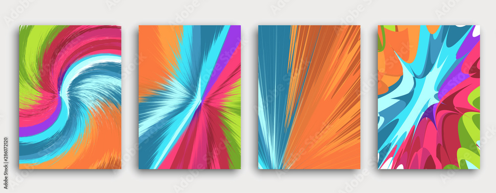 Multi-colored book cover page design, creative abstract background. Multi-colored book cover page design, creative abstract background.