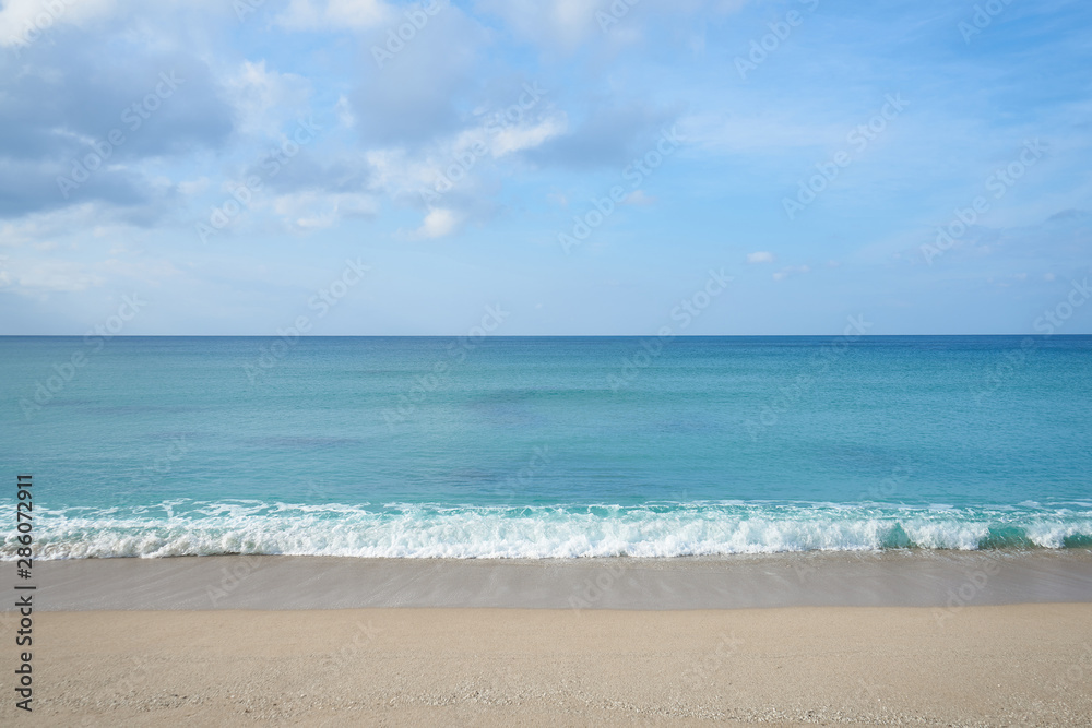 White sand beach in the south of Taiwan    