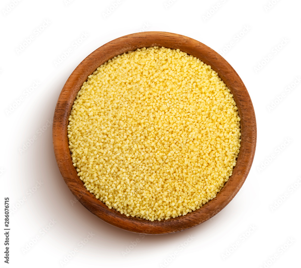 Couscous isolated on white background with clipping path Couscous isolated on white background with clipping path