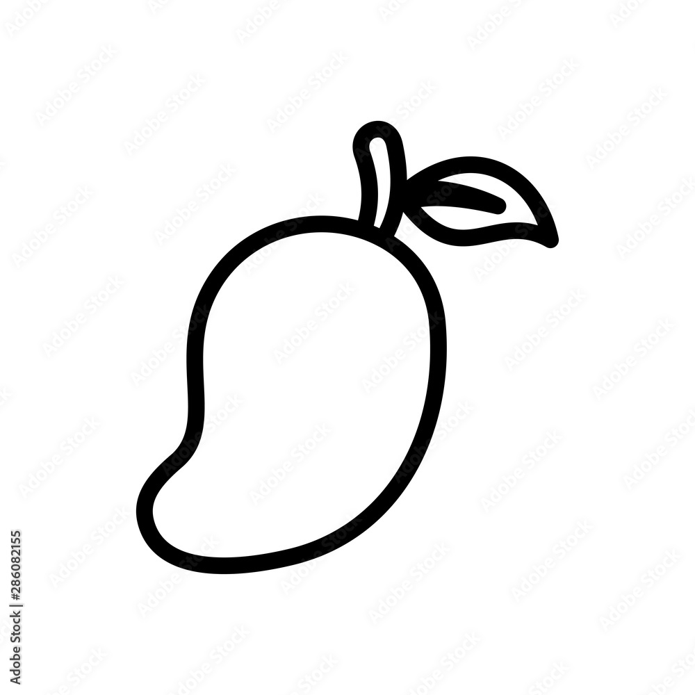 Mango icon vector Mango icon vector