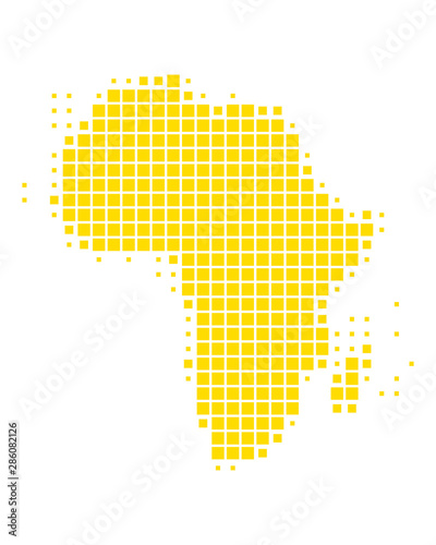 Karte von Afrika