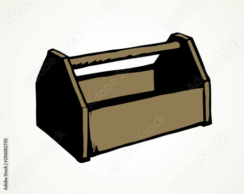 Tool box. Vector drawing