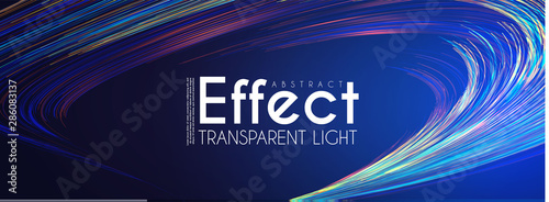 Motion Backgound. Magic color amd light effect design template. Shining depth space.
