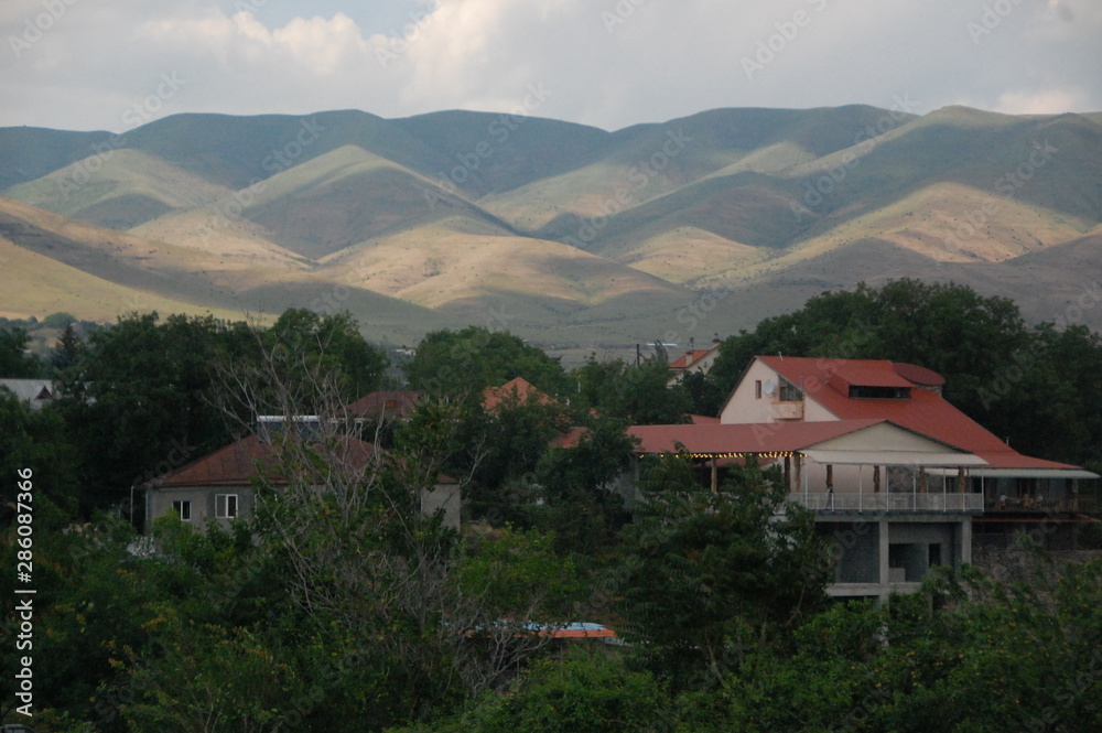 Дневной пейзаж в Гарни, Армения