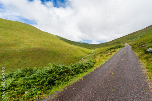Hillside road, Ireland