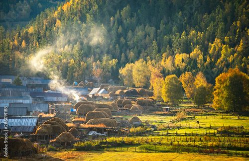Xinjiang baihaba morning view