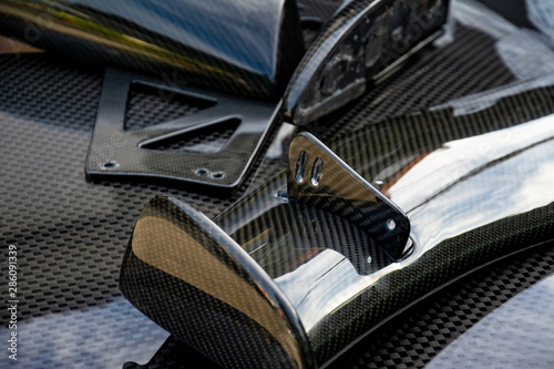 Carbon fiber composite product for motor sport and automotive racing photo