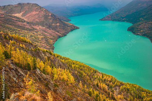 Xinjiang Kanas lake scenery