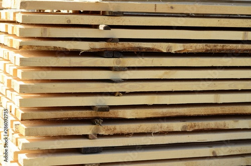 Wooden board. Rack, lumber.