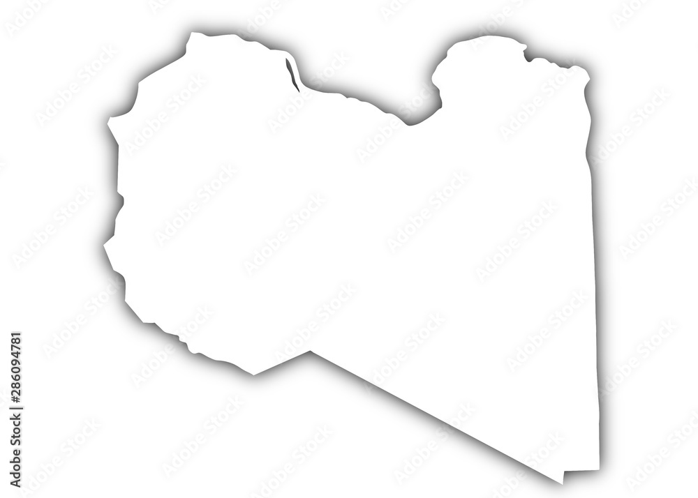 map of libya