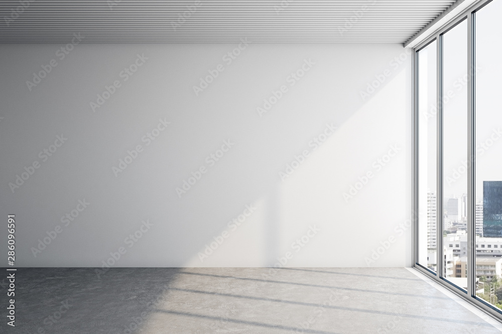 Clean interior with empty copyspace Clean interior with empty copyspace