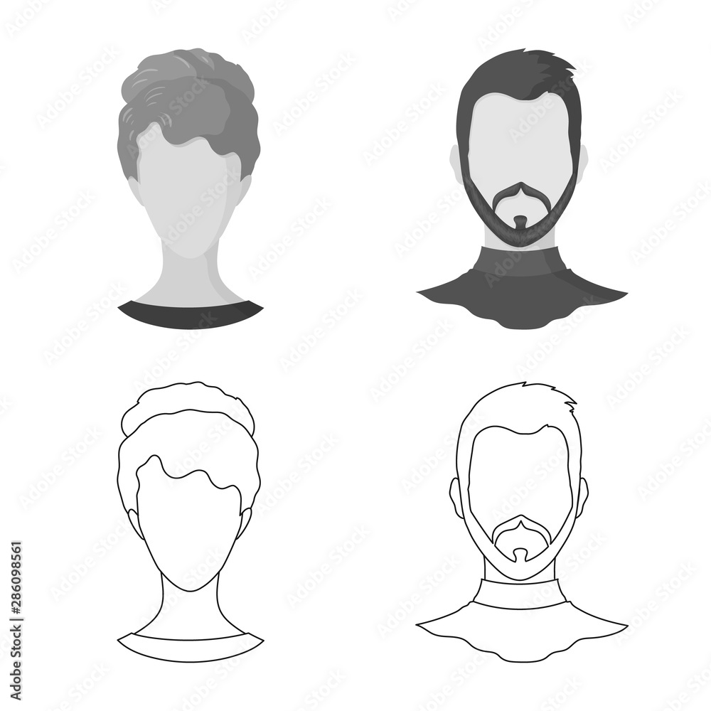 Isolated object of professional and photo sign. Set of professional and profile stock vector illustration. Isolated object of professional and photo sign. Set of professional and profile stock vector illustration.