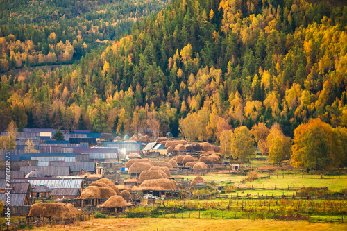 Xinjiang baihaba morning view