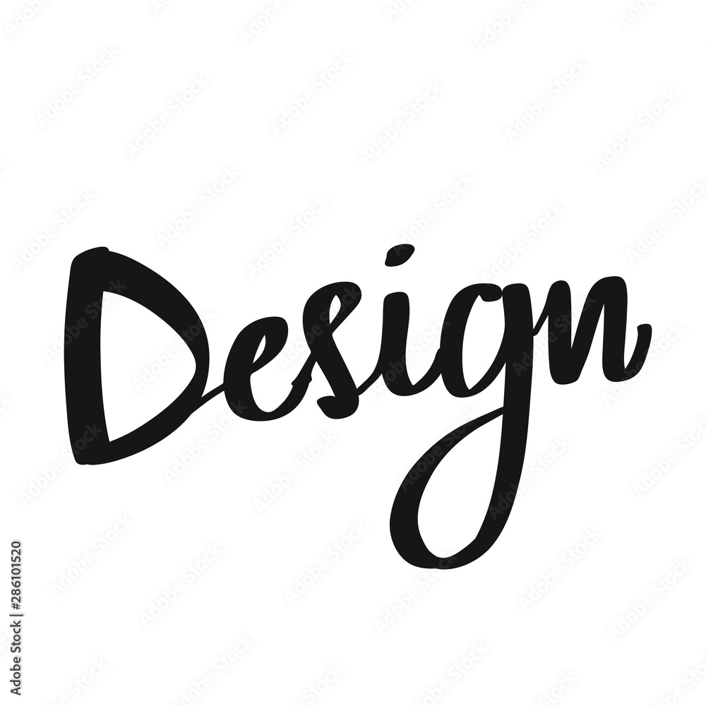 Design handwritten lettering Design handwritten lettering