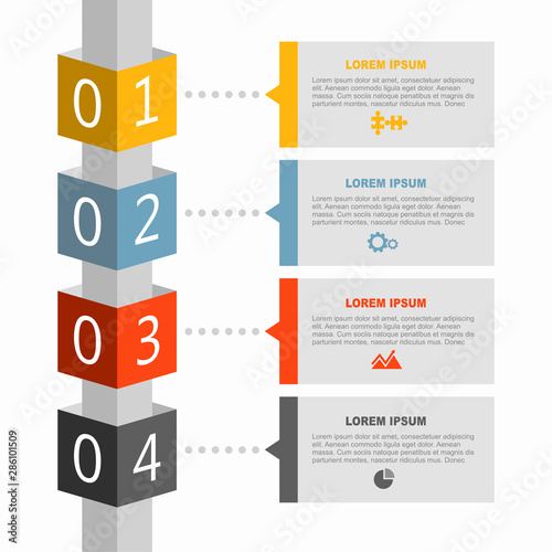 Infographic design template with place for your data. Vector illustration.