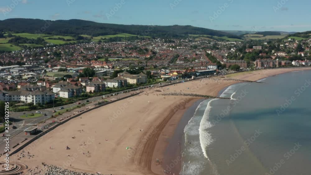 Minehead seafront in Somerset, England UK Minehead seafront in Somerset, England UK