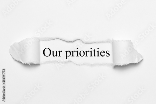 Our priorities 