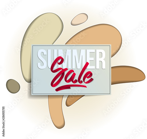 Summer sale flyer template ...