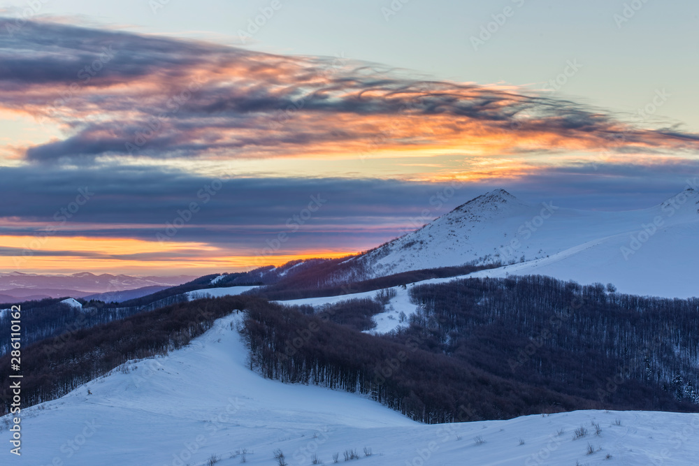 Naklejka premium Bieszczady - Carpathians Mountains