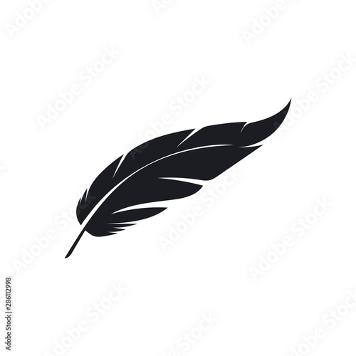 feather logo vector