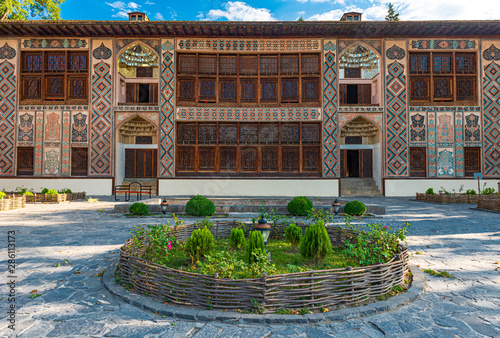 Ancient Palace of Shaki Khans in Azerbaijan. Built in 18th century photo