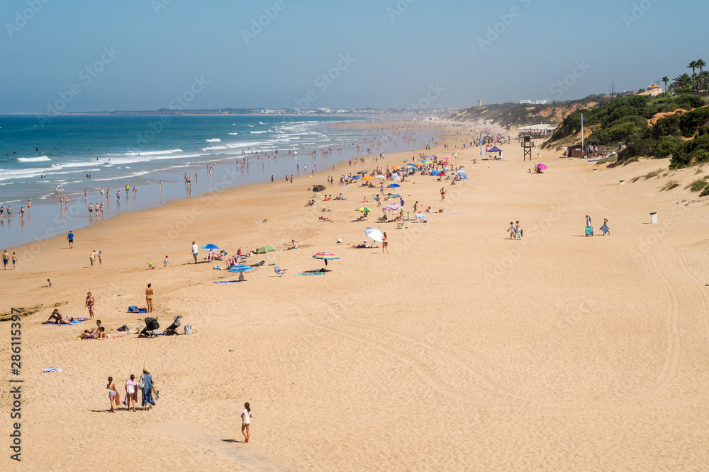 Roche coves in Conil de la Frontera, Cadiz, Spain Roche coves in Conil de la Frontera, Cadiz, Spain