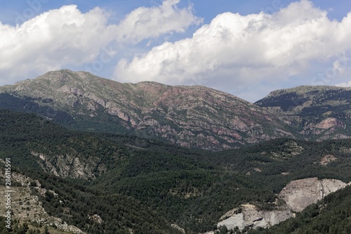 Landscape in the Parque Natural del Cadi-Moixero in the Pyrenees