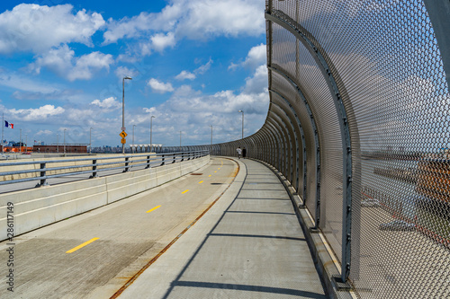 Ramp to St. George Ferry Terminal Staten Island Ferry.