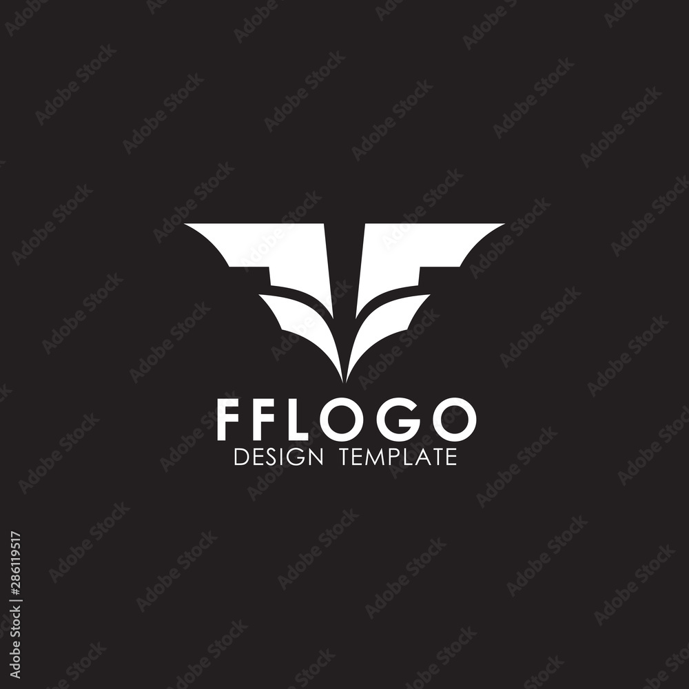 FF letter initial logo design vector template FF letter initial logo design vector template