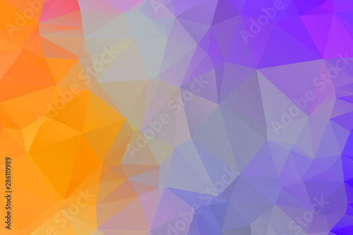 Light Yellow vector triangle mosaic template