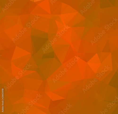 Abstract multicolor orange son background. Vector polygonal design illustrator