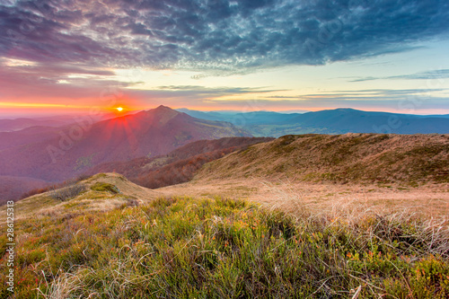 Fototapeta Naklejka Na Ścianę i Meble -  Bieszczady - Carpathians Mountains 