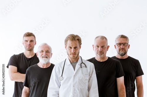Doctor and patients