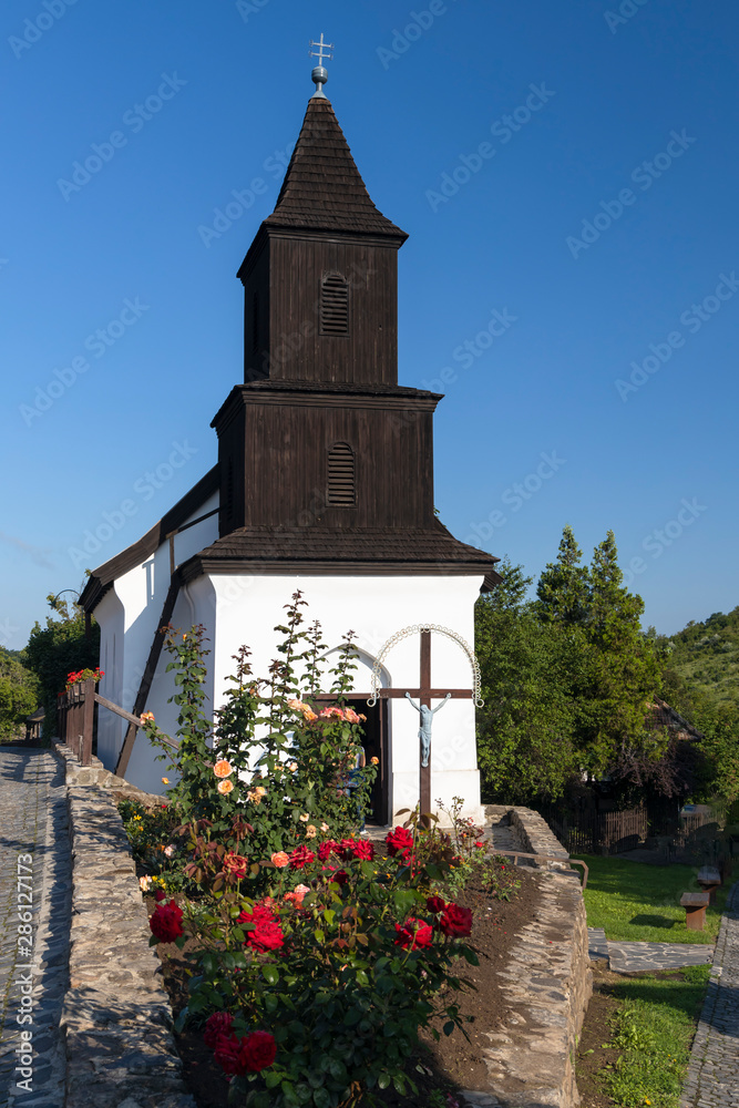 Historical village center of Holloko, region Northern Hungary